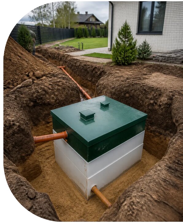 Монтаж септика Евробион в Северске от 36383 р. | АПаруса-Свк
